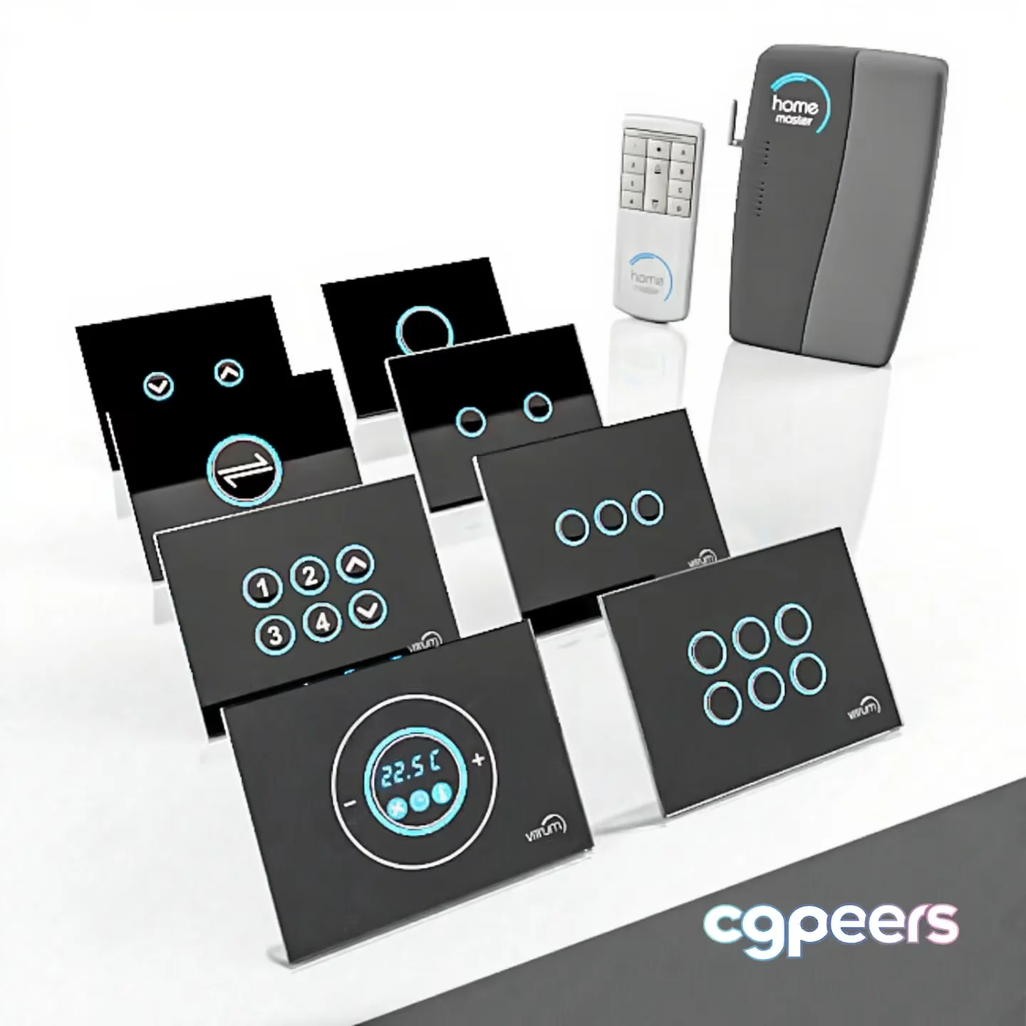 Modern Home Control System 3D Model – 15098 – VRAY Render