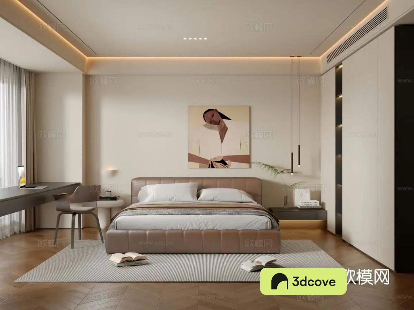 Modern bedroom second bedroom