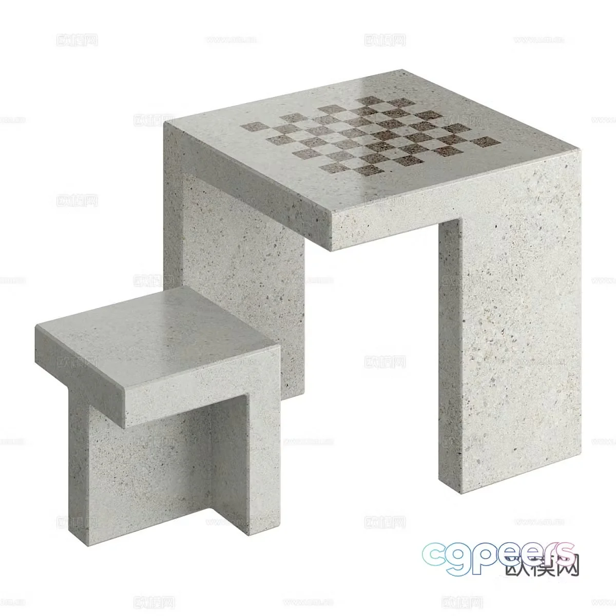 Desk 3d model