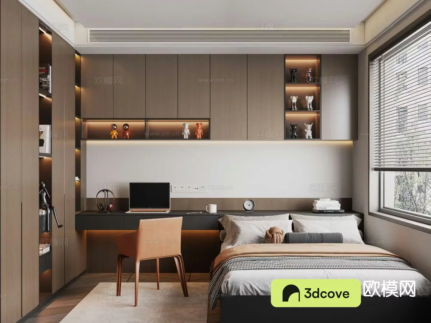 Italian tatami bedroom