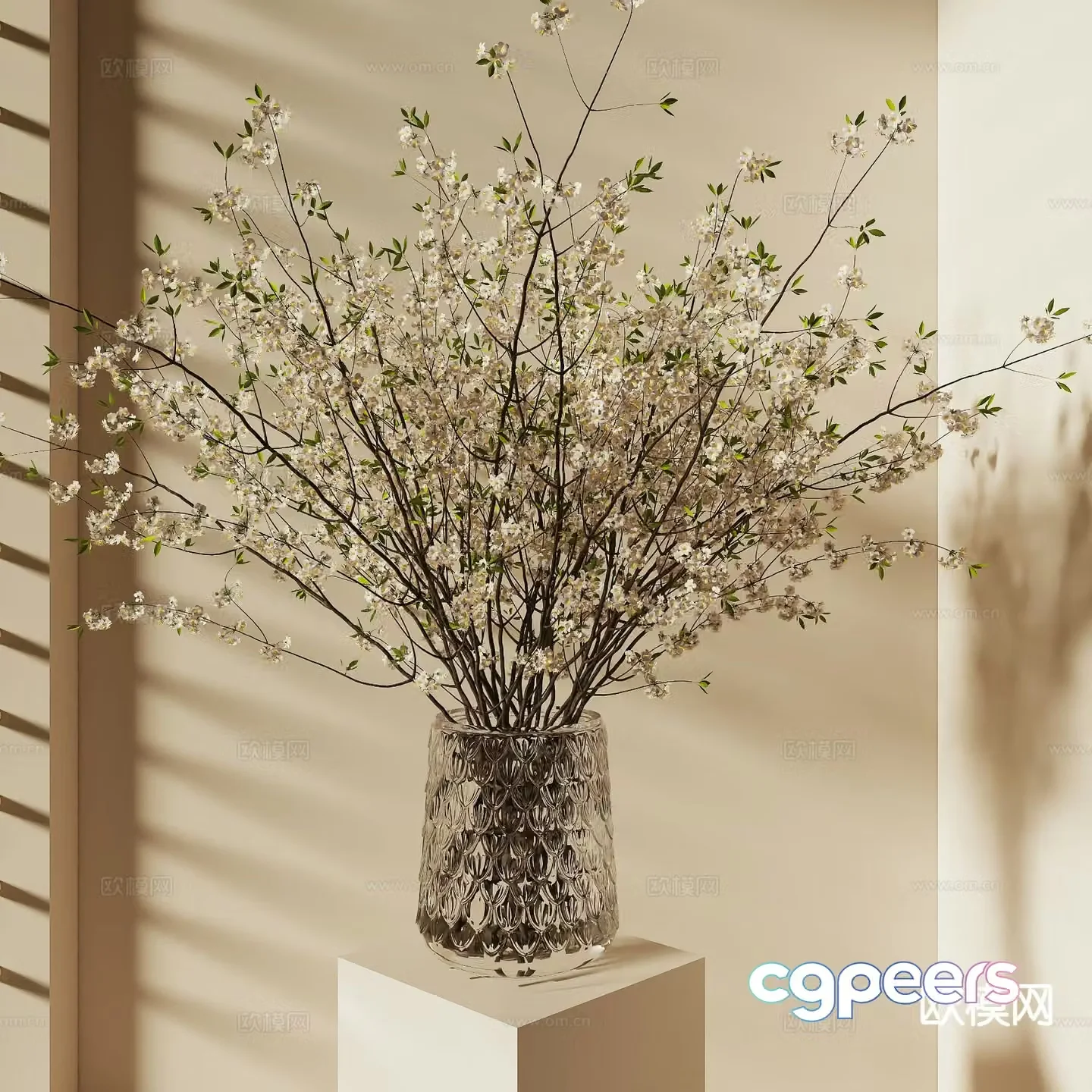 vase floral arrangement flower arrangement flowers 3d model