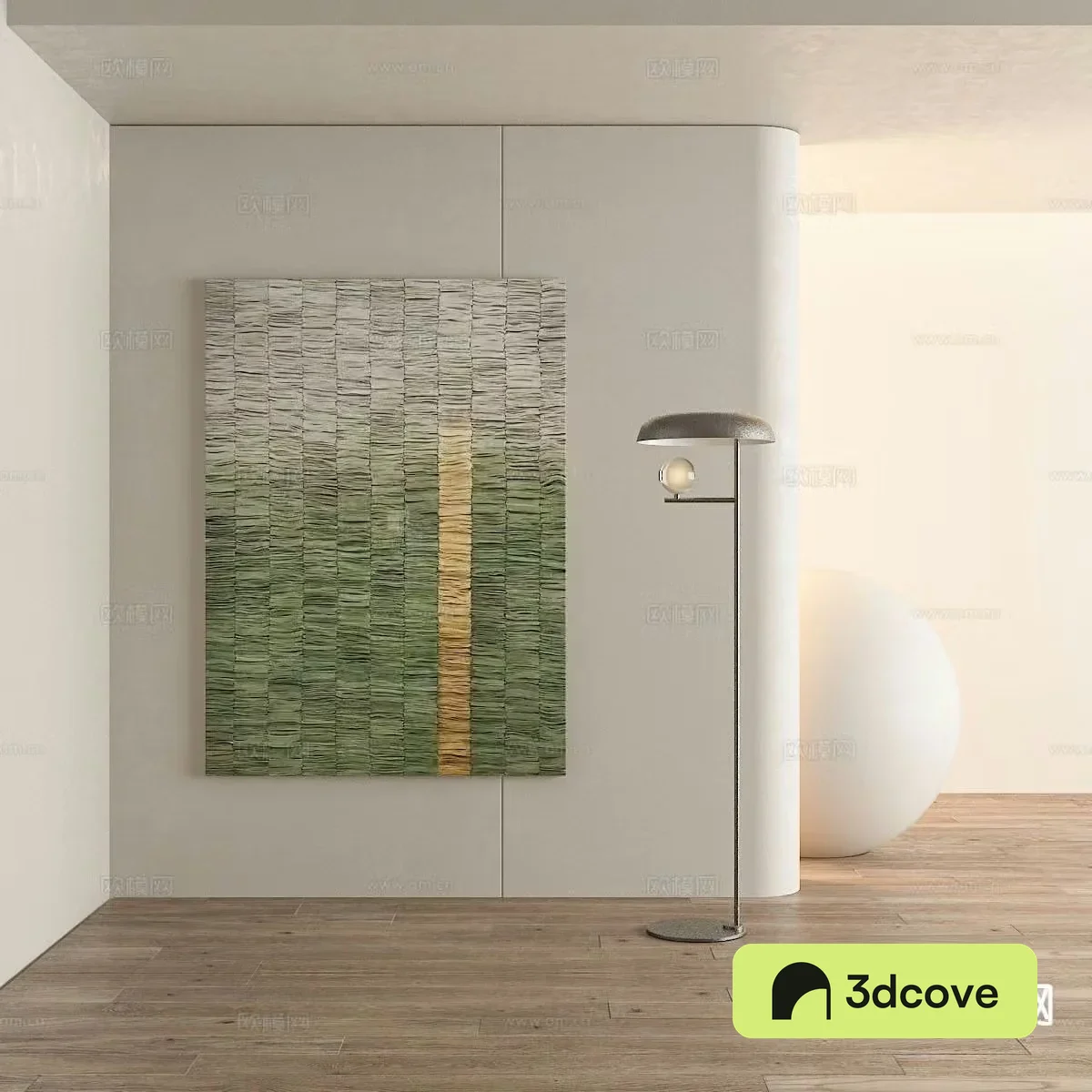 Wabi-sabi style oil painting decorative painting
