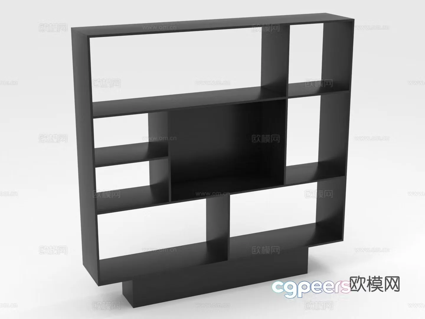 Bookshelf Storage rack Floor stand 3D model