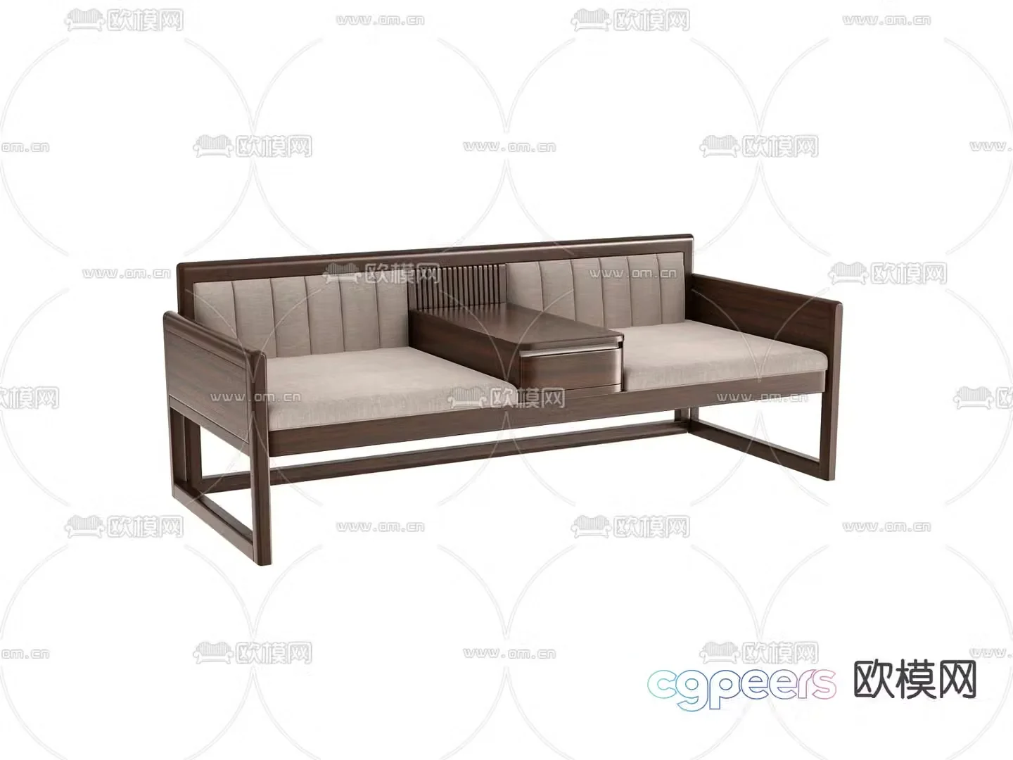 New Chinese style Arhat bed 3D model