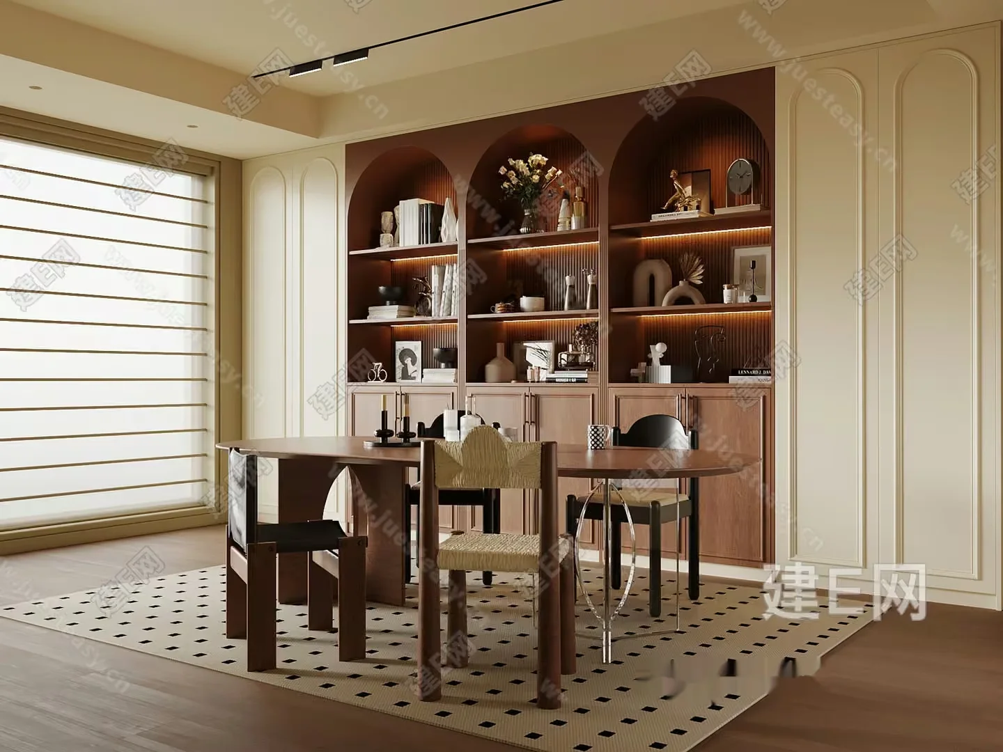Modern Dining Room 3D Model – 15914 – VRAY Render