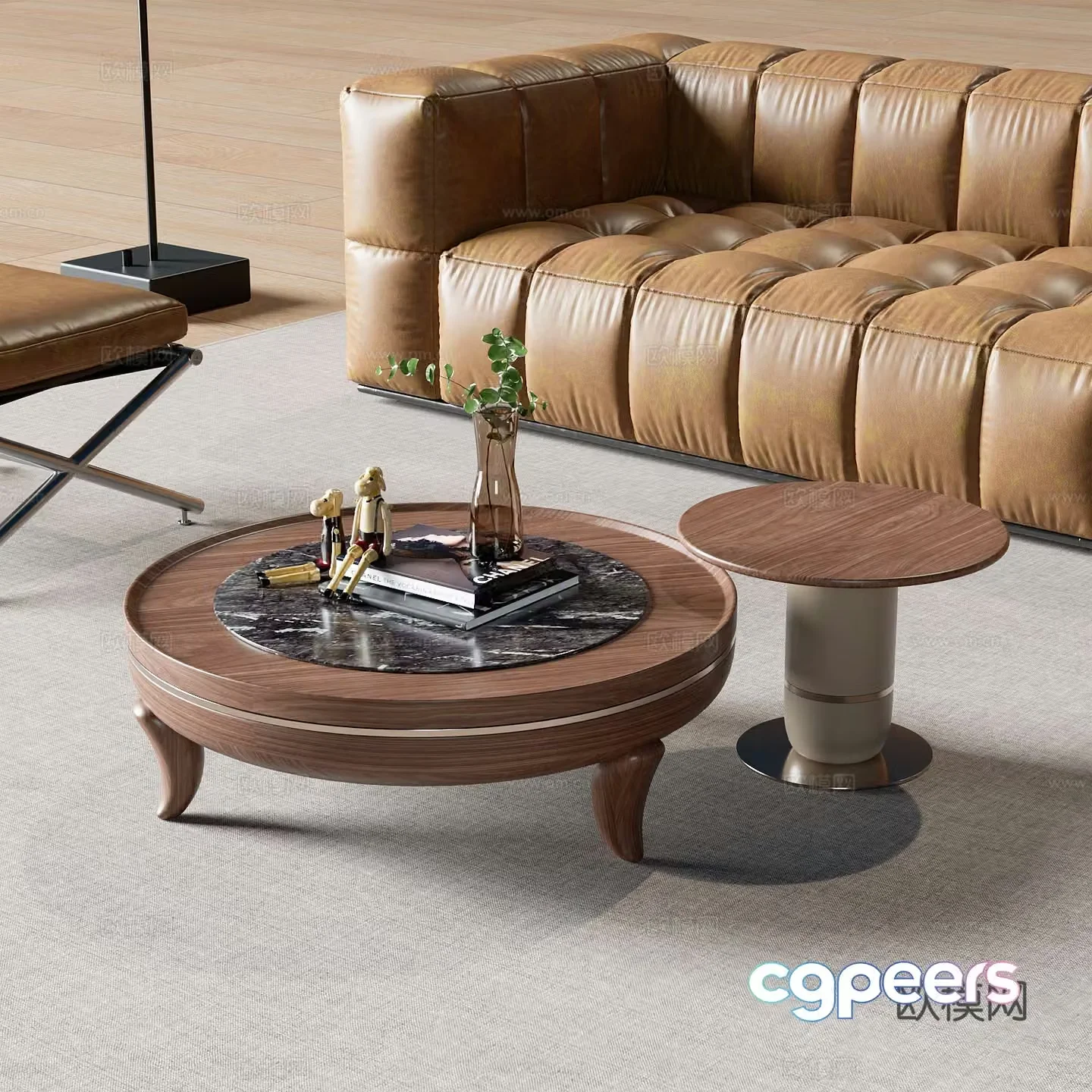 Wabi Vintage Coffee Table 3D Model