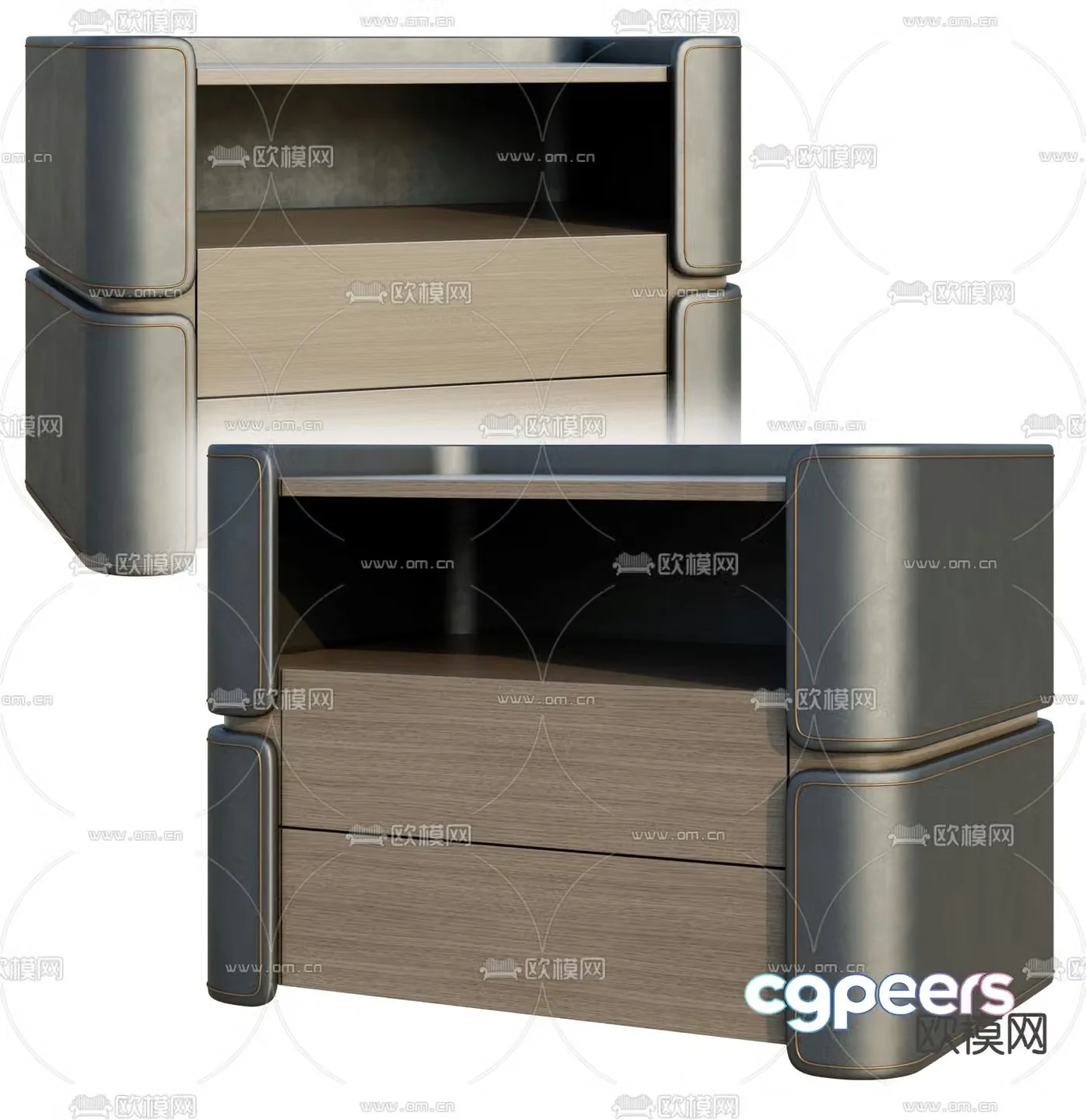 bedside table 3d model