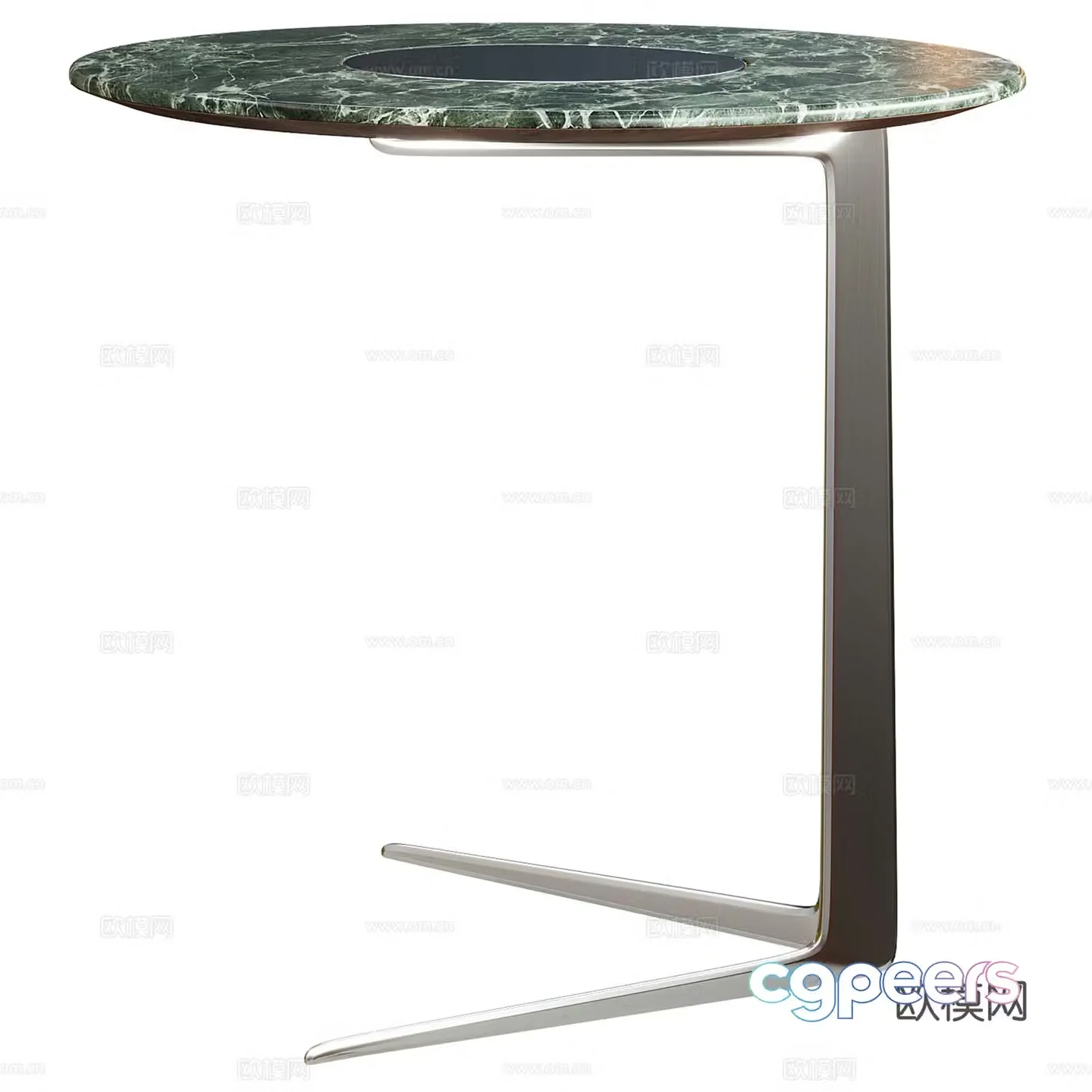 Modern round table corner table side table 3D model