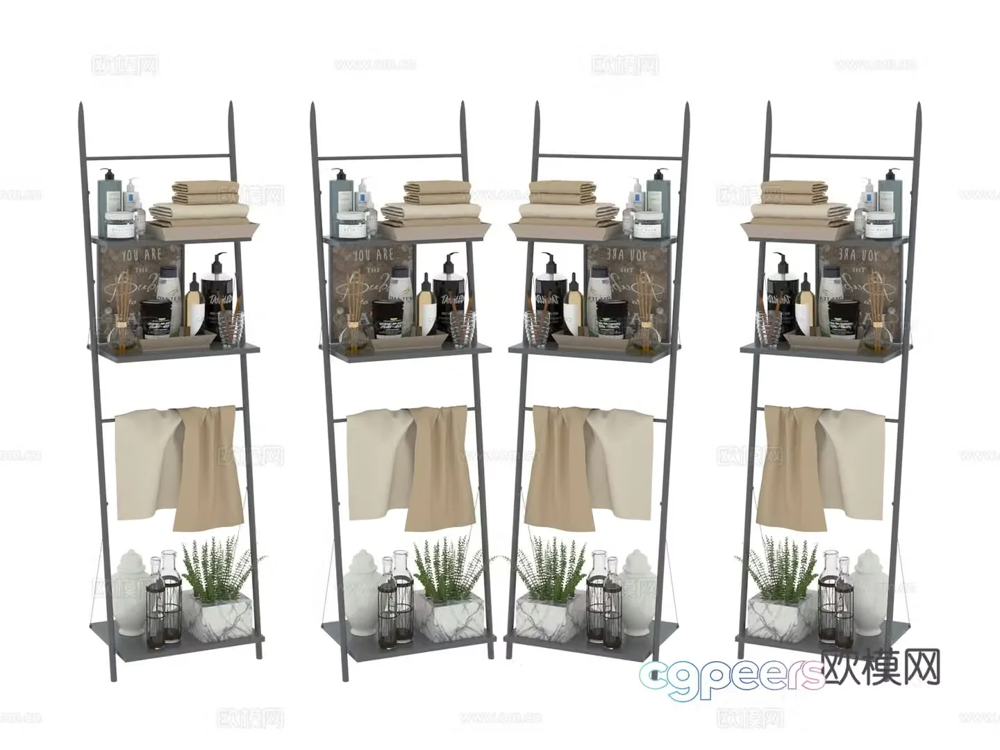 Detergent supplies daily necessities 3d model