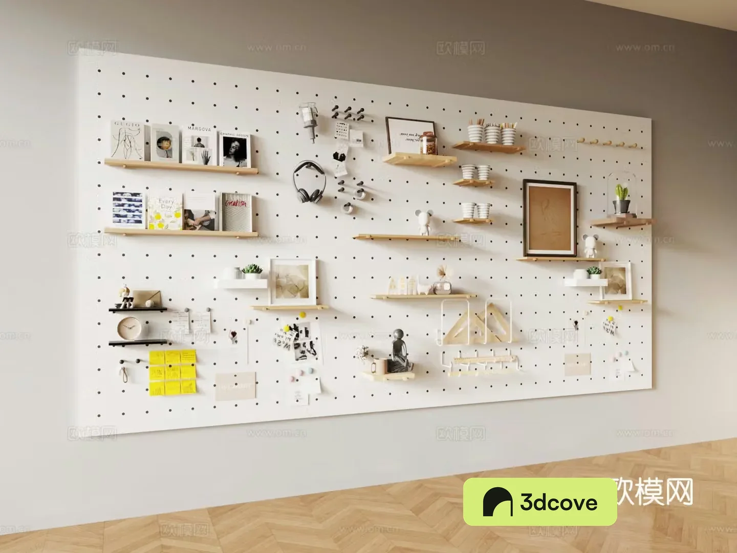 Modern hole board handicraftshop book ornaments