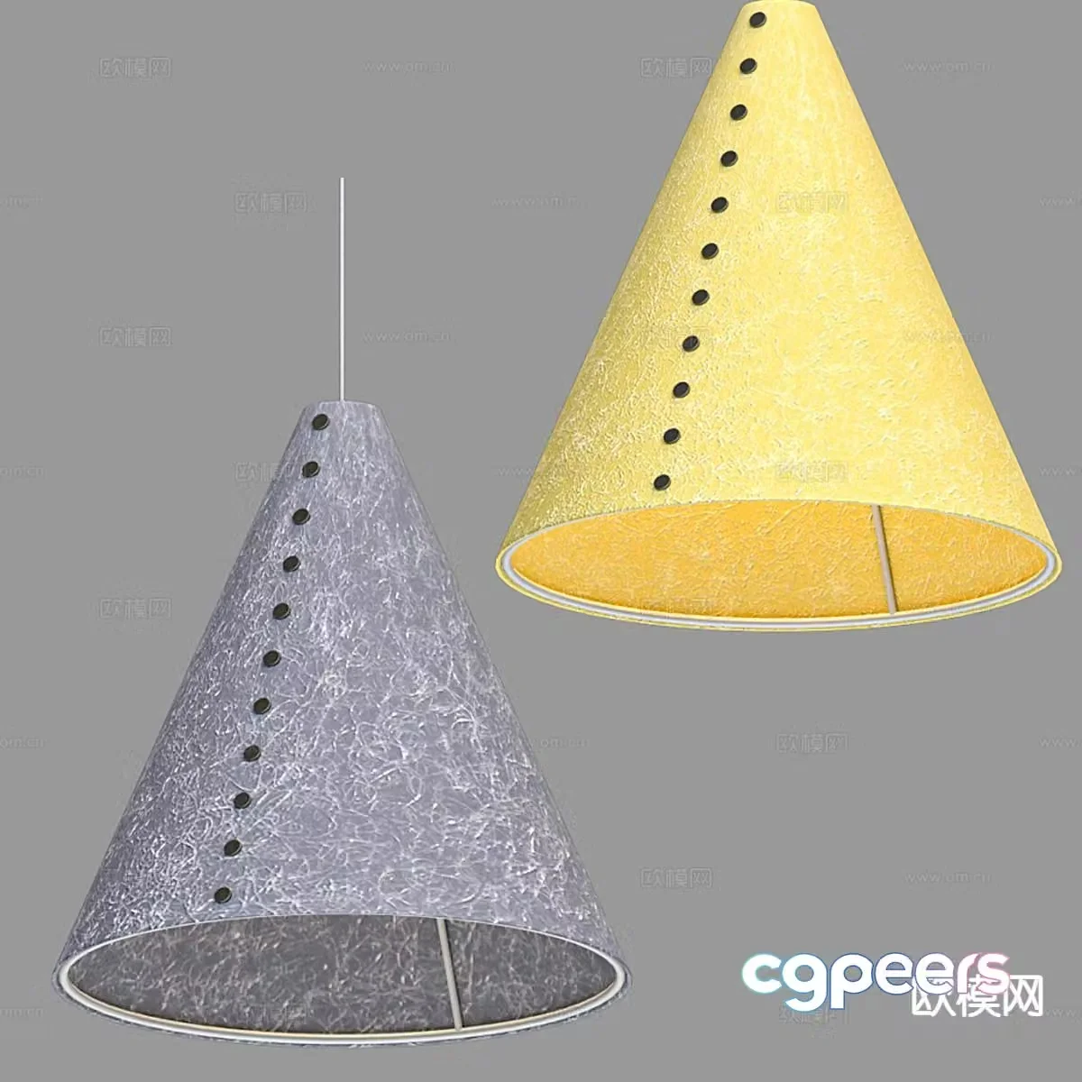 Simple chandelier bedside small chandelier 3d model