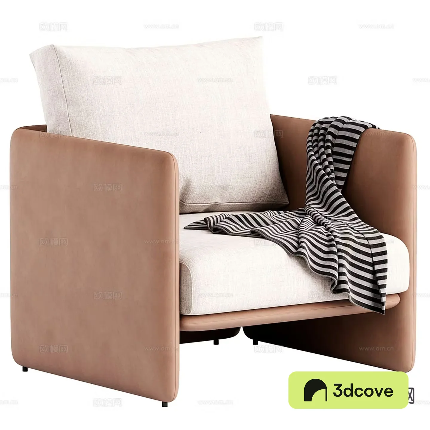 Modern single sofa