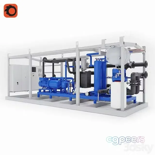 3ds Max Free – Refrigeration unit NSTF 350 – 450
