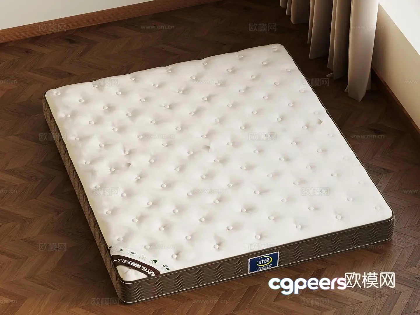 Modern mattress 3d model