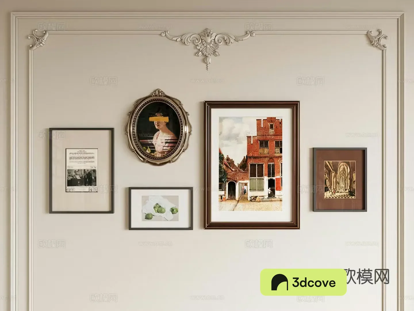French oil painting Art hanging painting Decorative painting