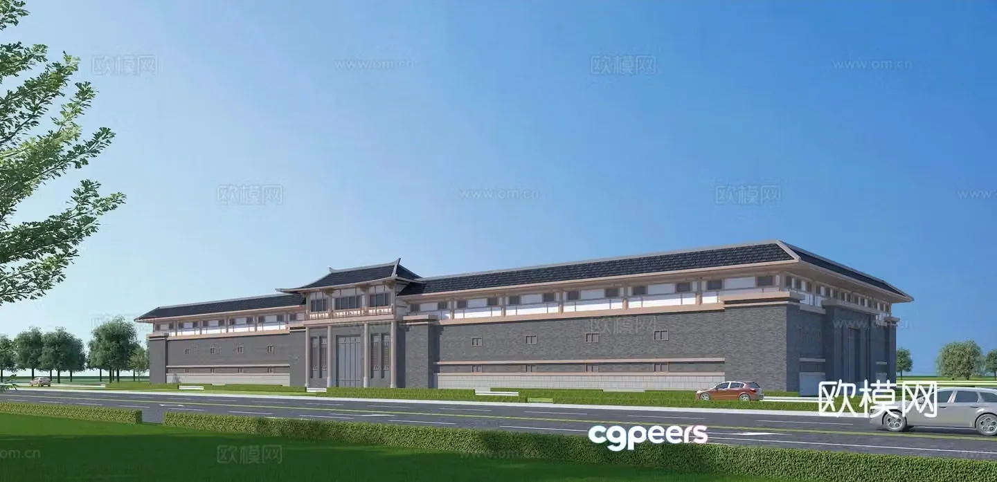 Chinese ancient building 3D model