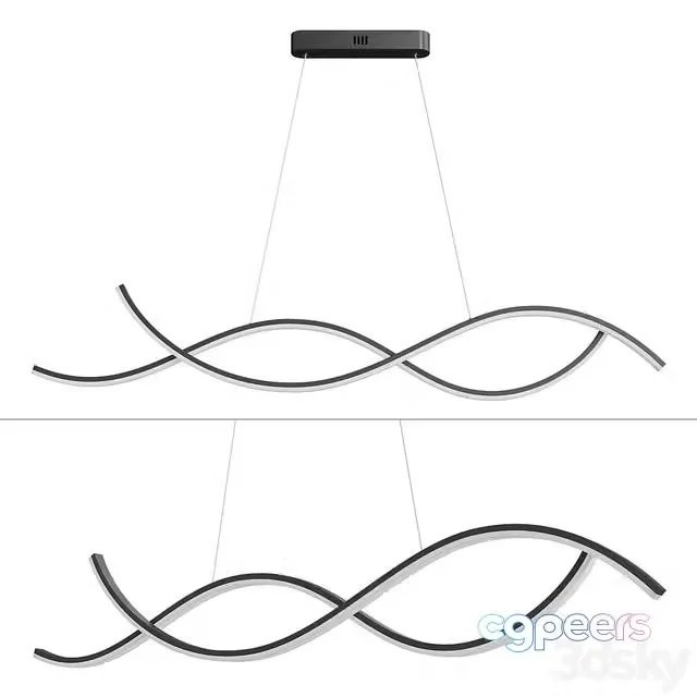 3ds Max Free – Dimmable Pendant Chandelier