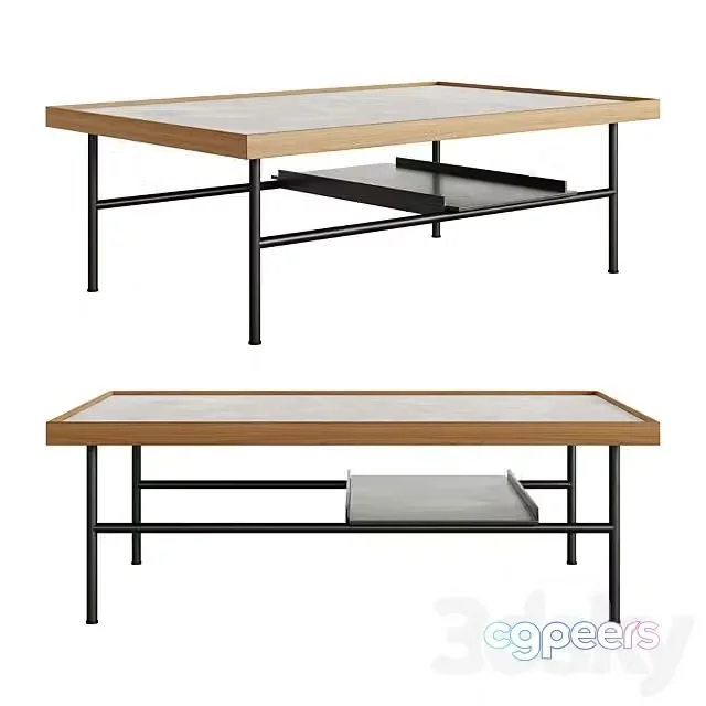 3ds Max Free – KUTXA Coffee Table 01 by TREKU