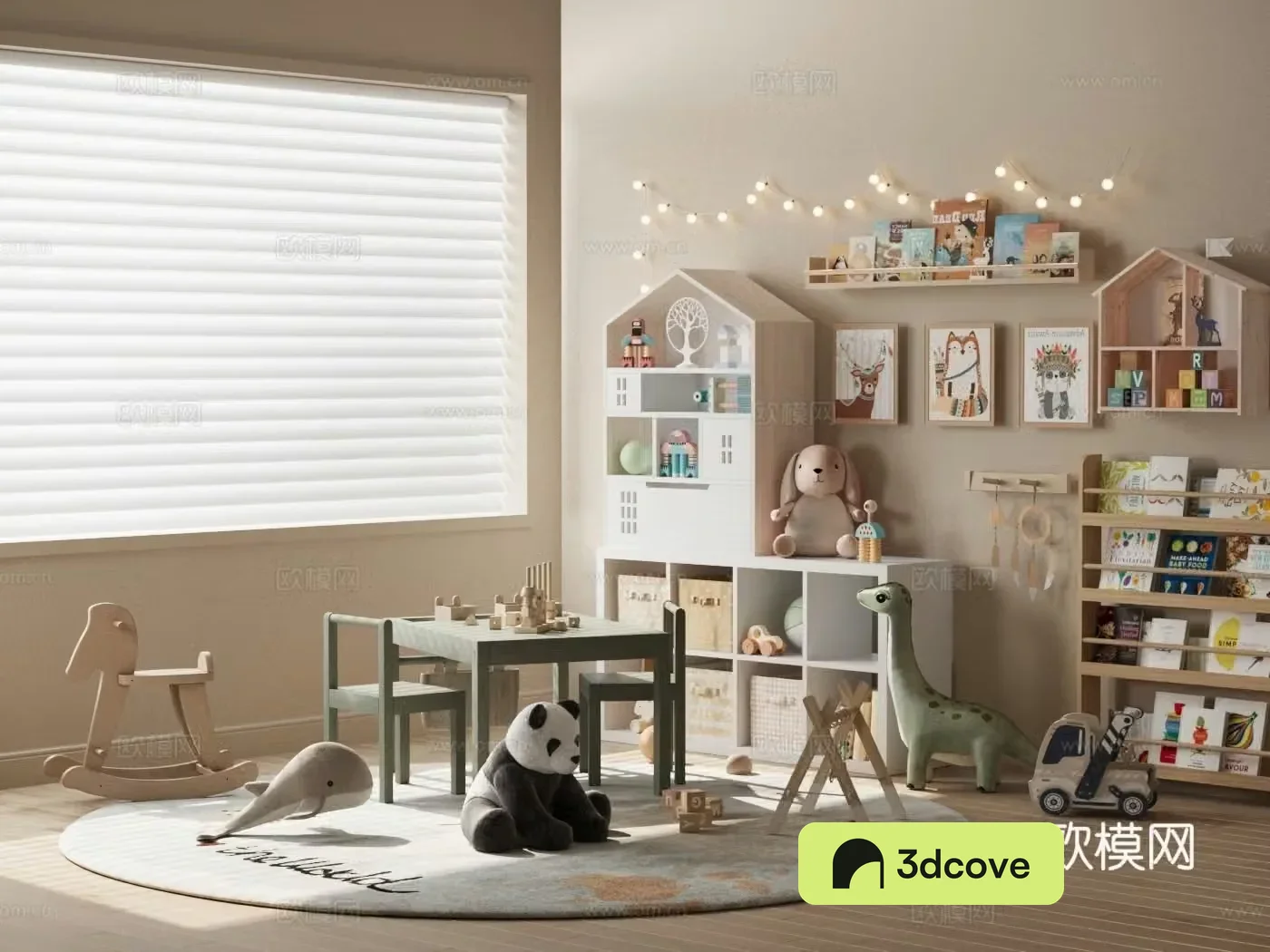 Modern children’s entertainment room Children’s room Toy room