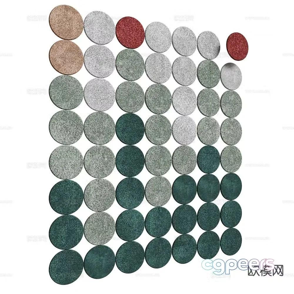 BAUX mosaic wall decoration hanging decoration 3d model
