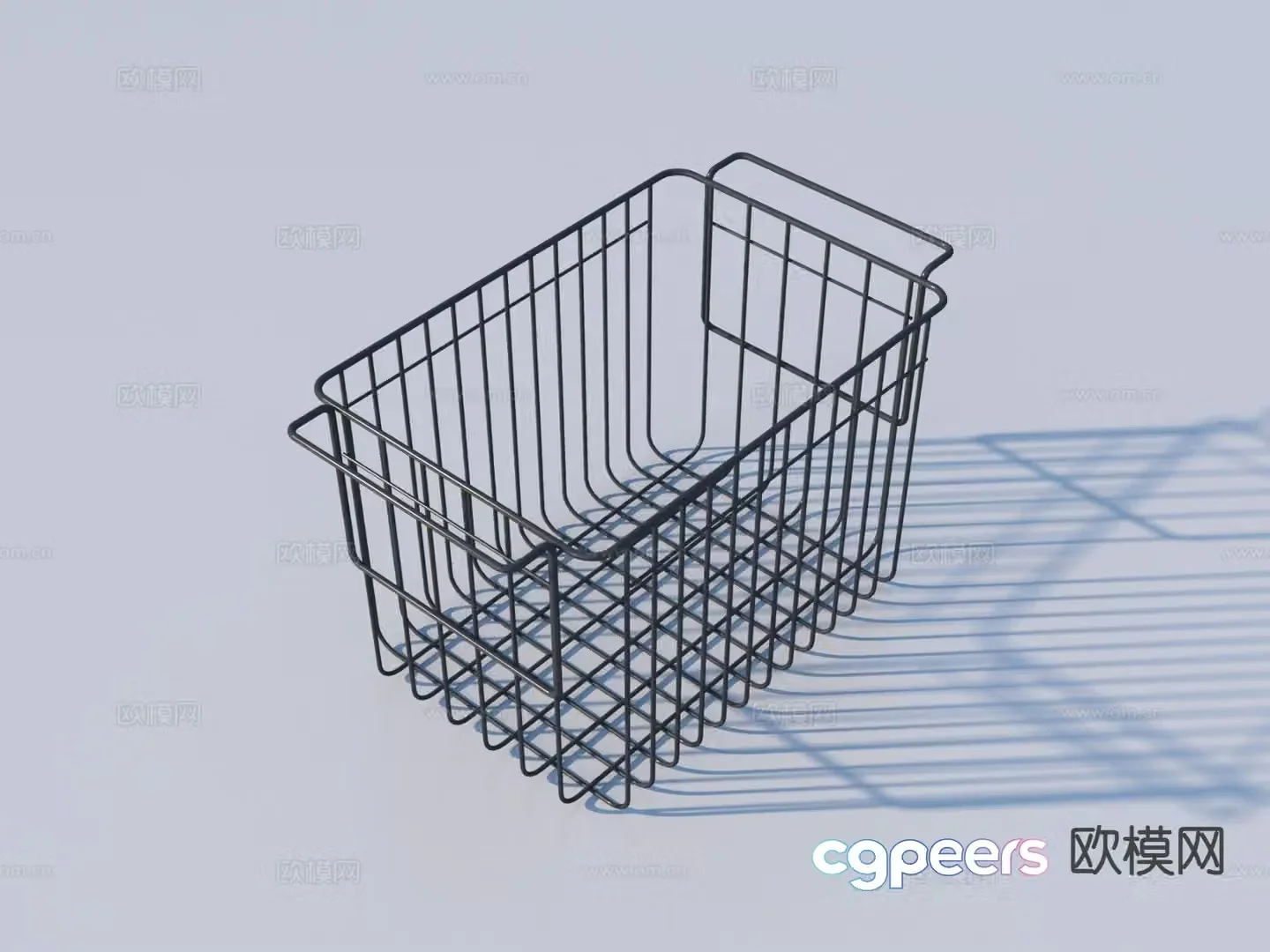 Storage basket storage box 3d model