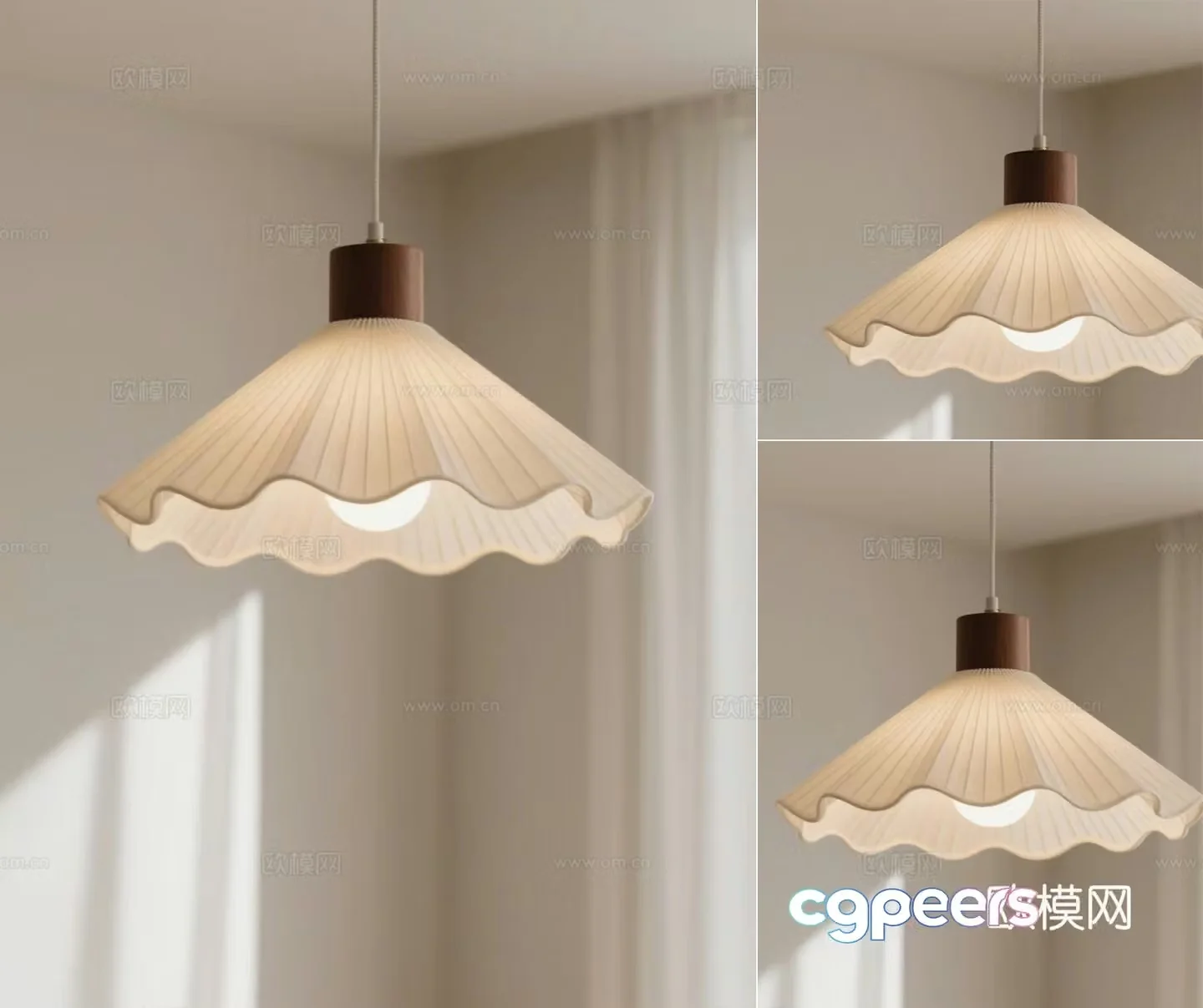 Modern small chandeliers bedside chandeliers bar chandeliers restaurant chandeliers 3D model