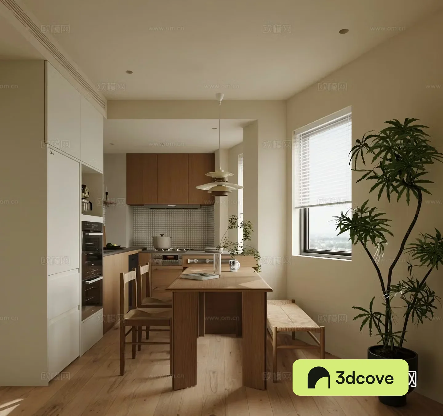 Modern restaurant kitchen
