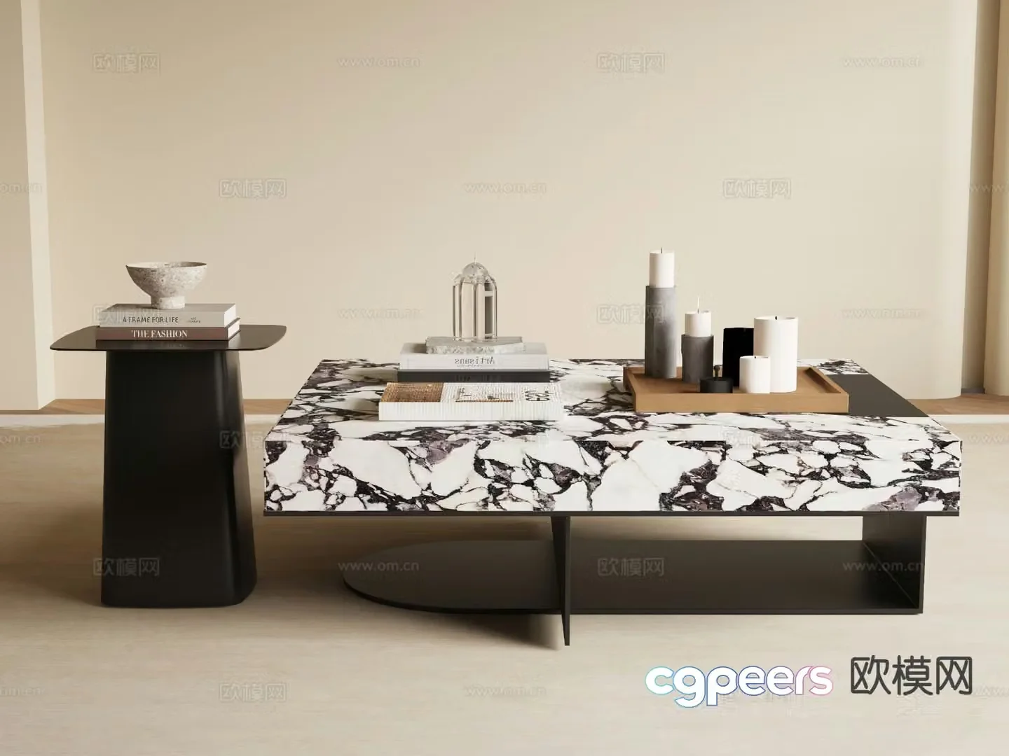 Medieval style coffee table 3D model