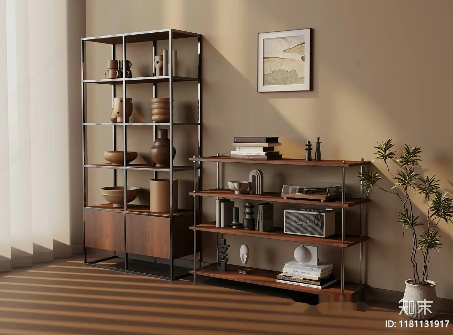 Modern Home Decor 3D Model – 12754 – VRAY Render