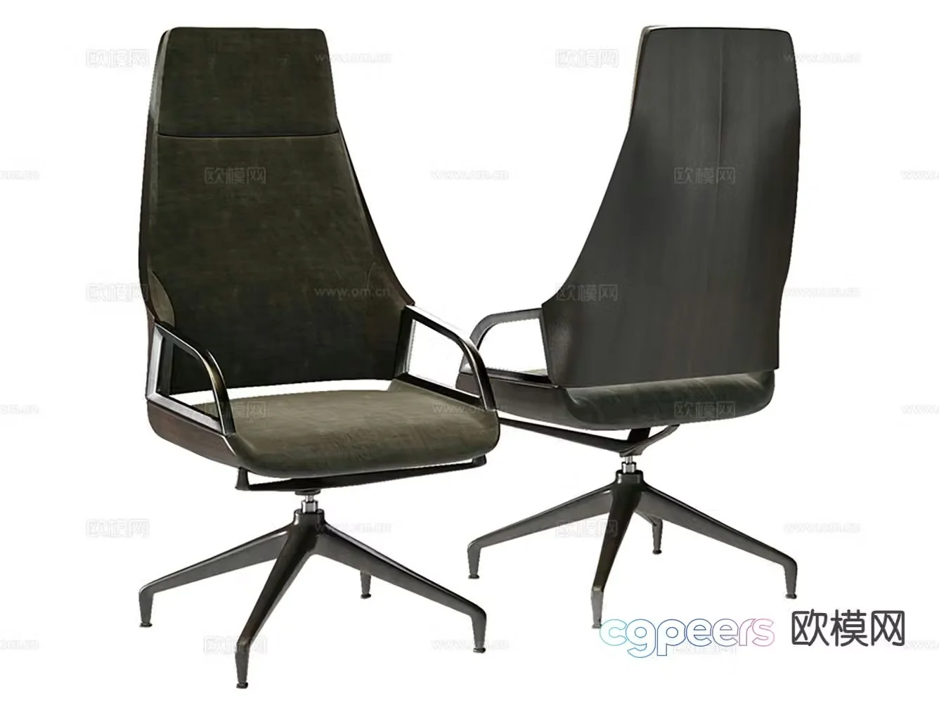 Modern office chair computer chair 3d model
