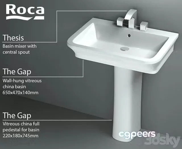 3ds Max Free – Roca, The Gap Serie