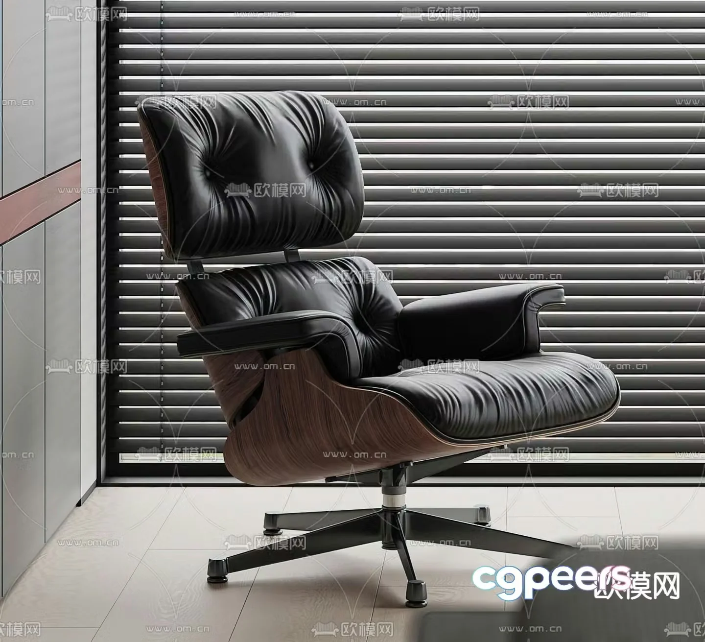 Eames chair leisure chair 3d model
