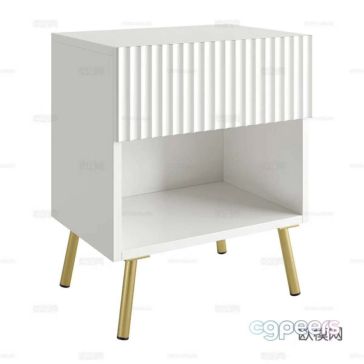 Modern Nordic Neo nightstand 3d model
