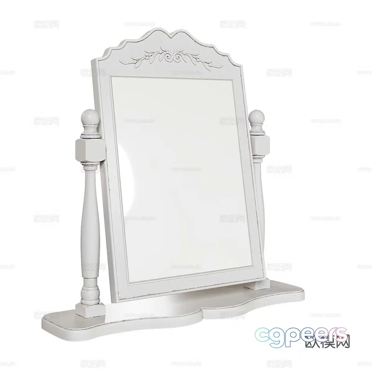 3d model of dressing mirror