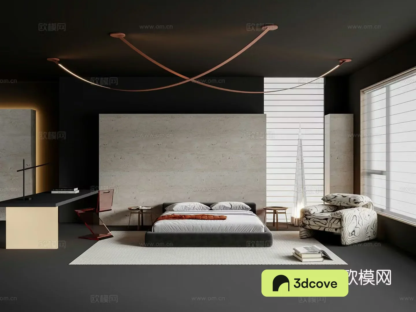 Modern bedroom