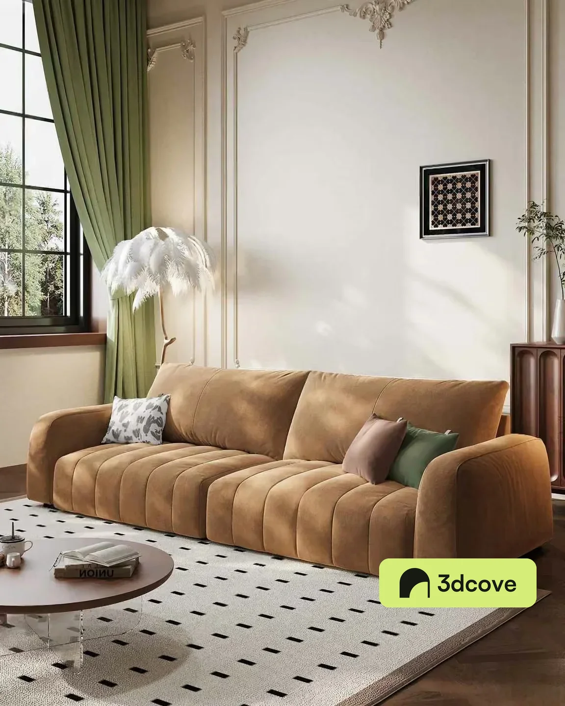 Modern Beige Sofa