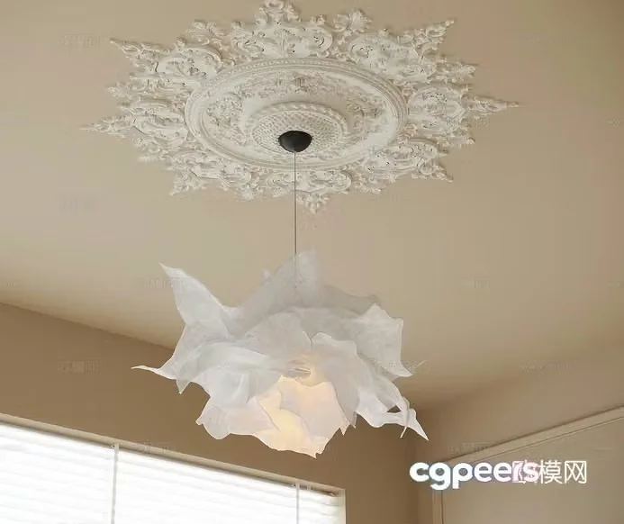 Modern Light Fixture 3D Model – 6421 – VRAY Render