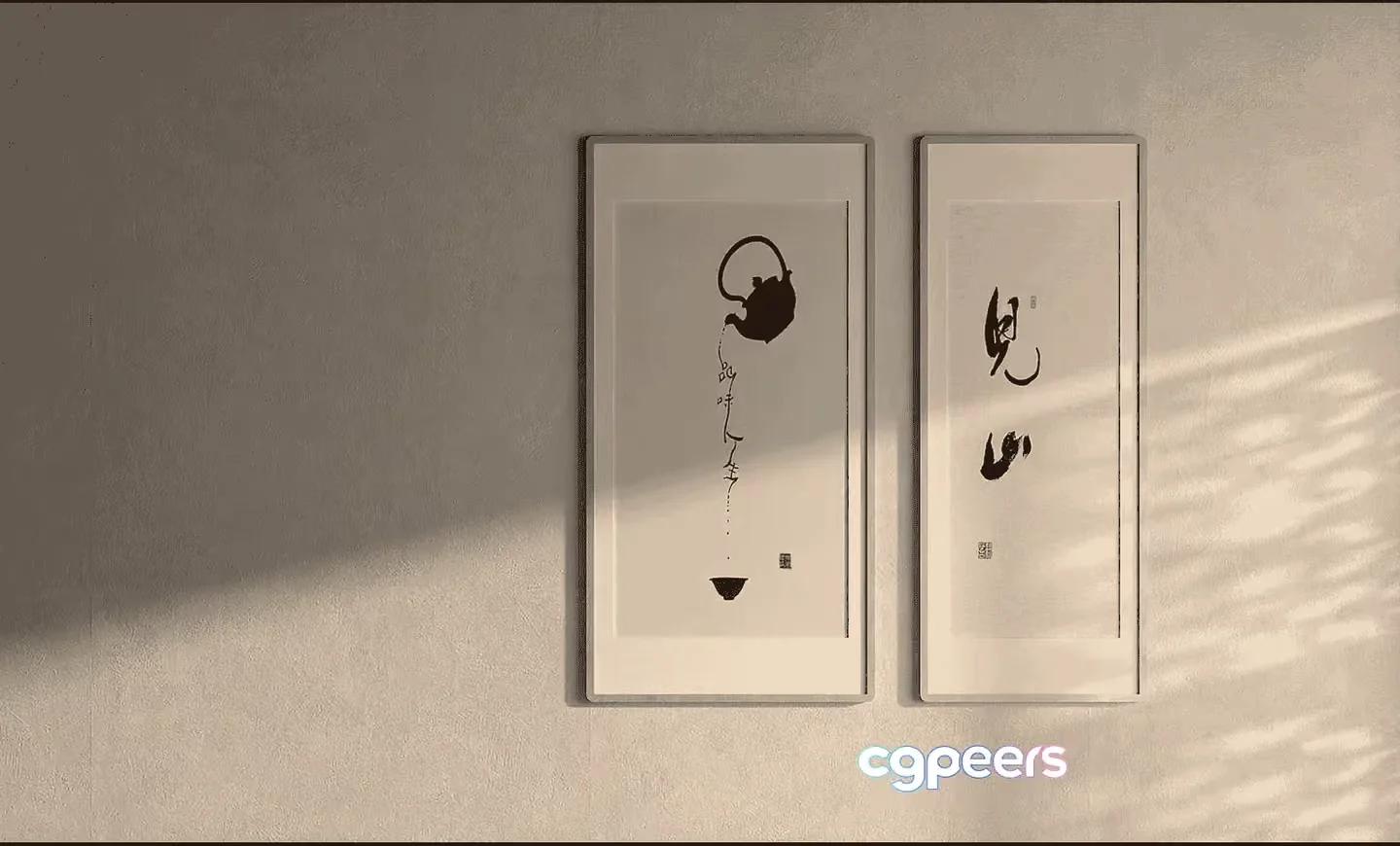 Simple Wall Art 3D Model – 10245 – VRAY Render