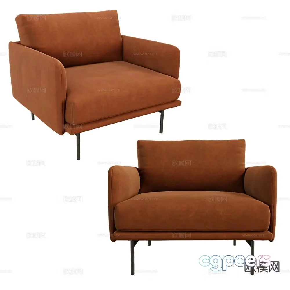 OPTISOFA modern sofa chair leisure chair 3d model