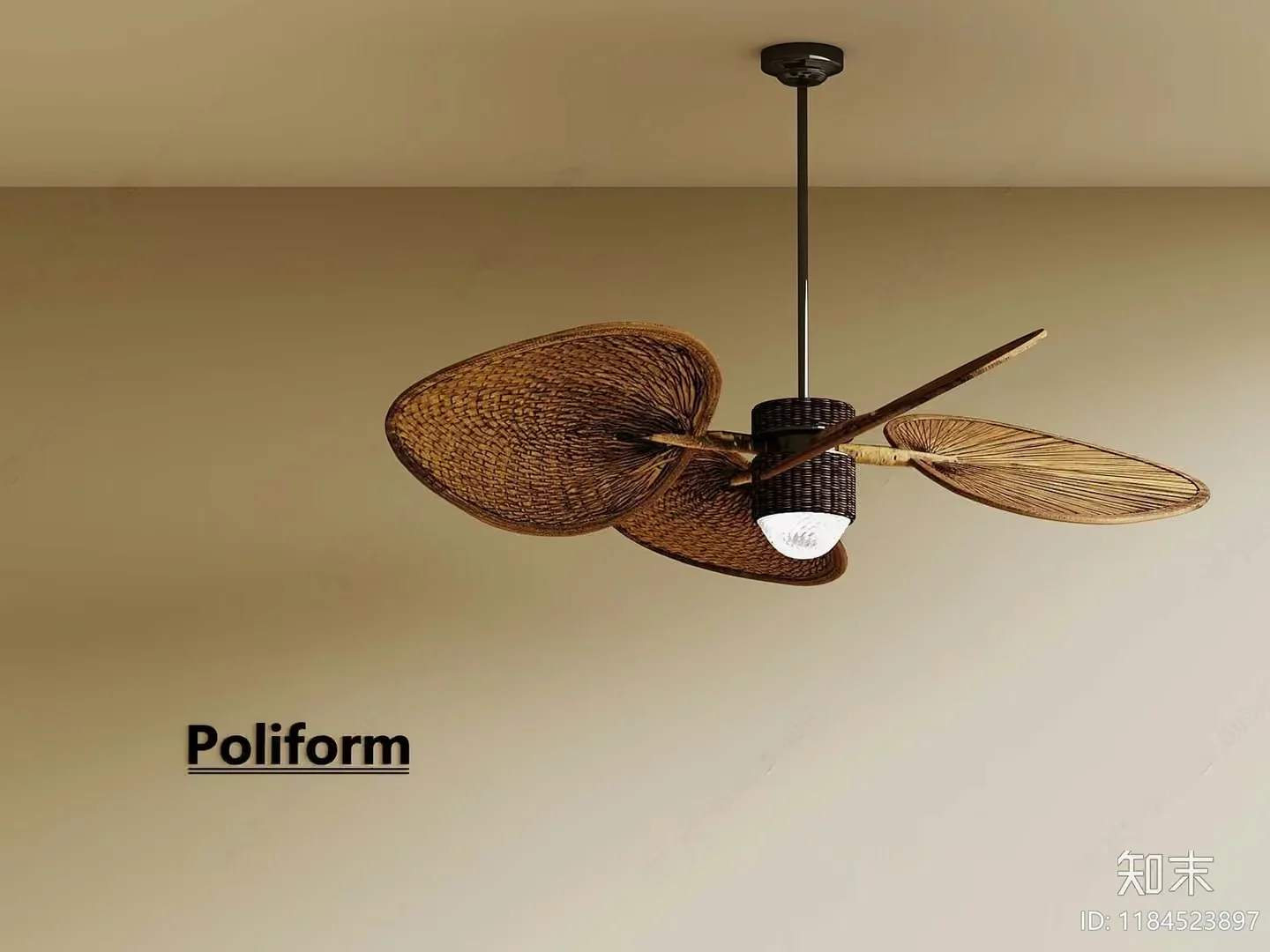 Modern Ceiling Fan 3D Model – 2144 – VRAY Render