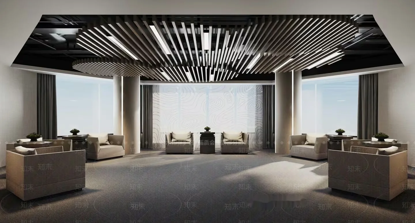 Modern Living Room 3D Model – 2287 – VRAY Render