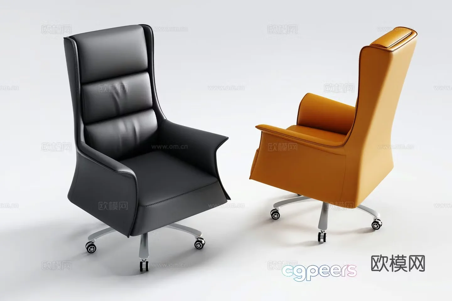 Modern executive chair office chair boss chair 3d model