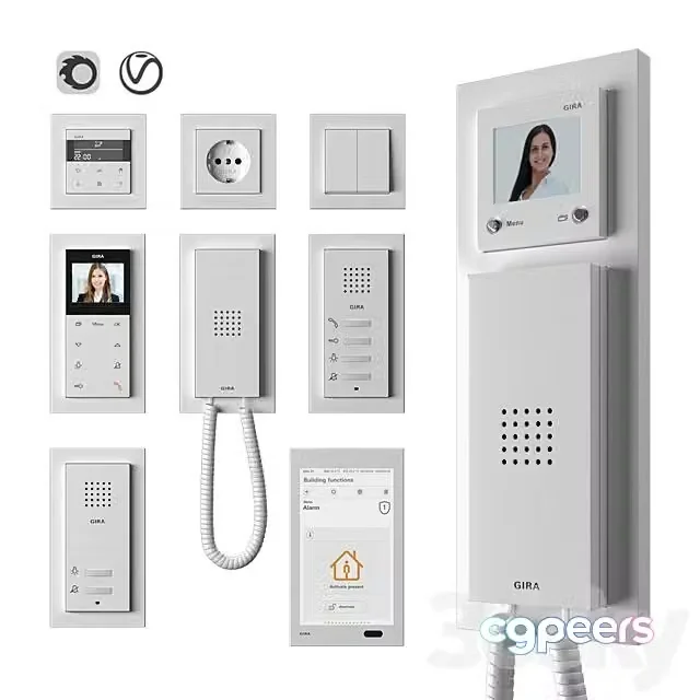 3ds Max Free – Gira Door Communication System