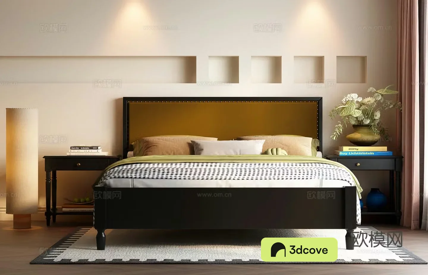 Modern American bed French modern bed American modern bed