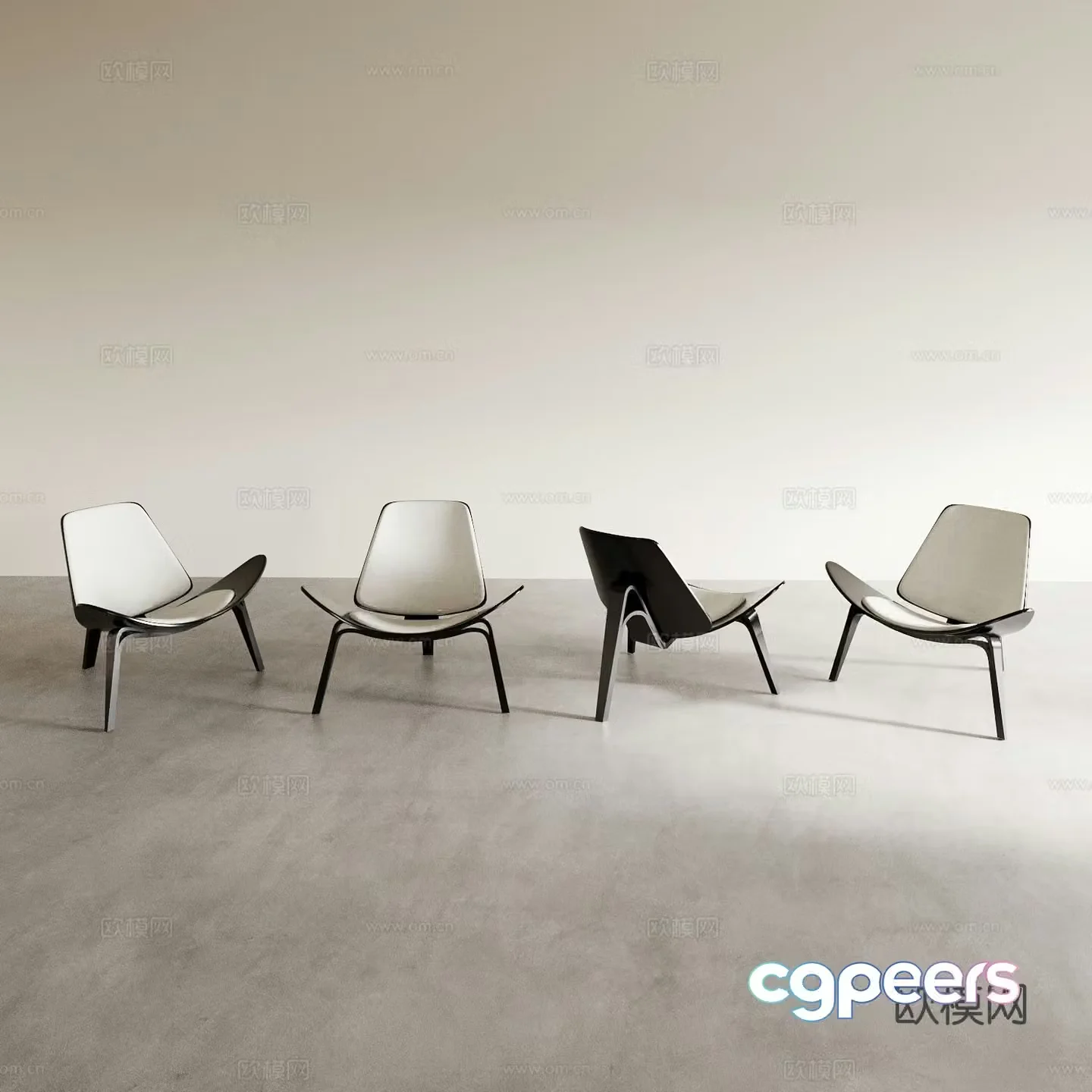 Dining chair Tea chair Leisure chair Coffee chair Dressing chair Makeup chair Sofa chair Back chair 3d model