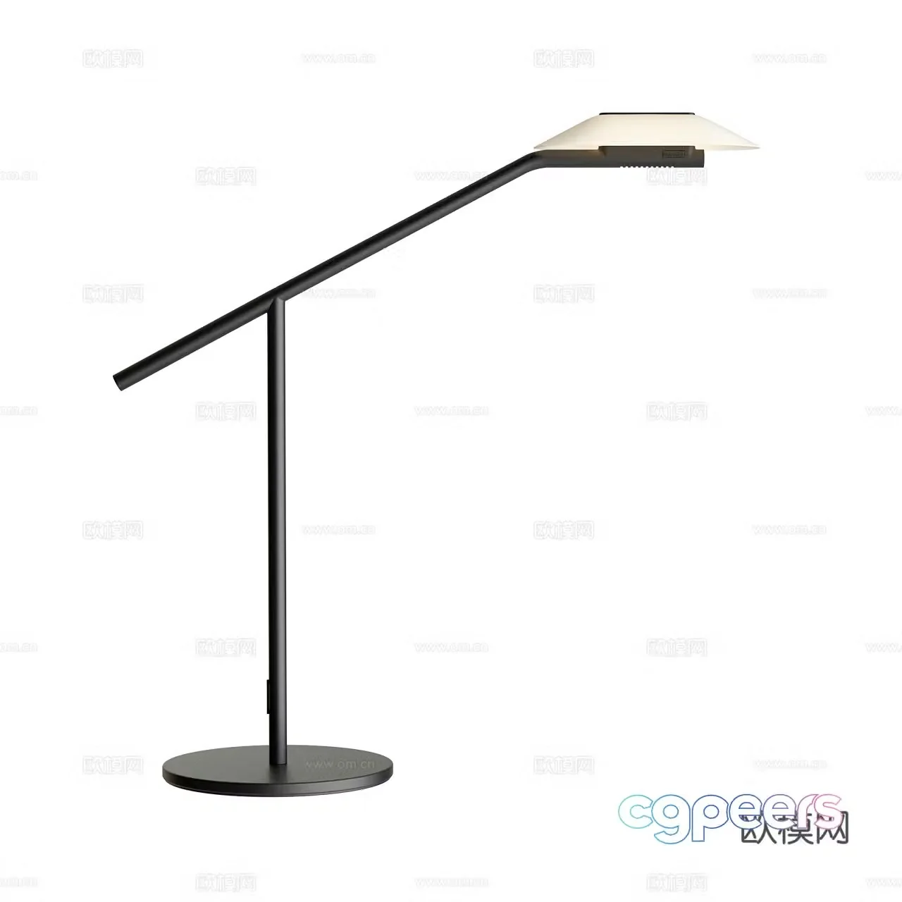 Rakumba modern desk lamp simple desk lamp rocker arm desk lamp retro desk lamp 3d model