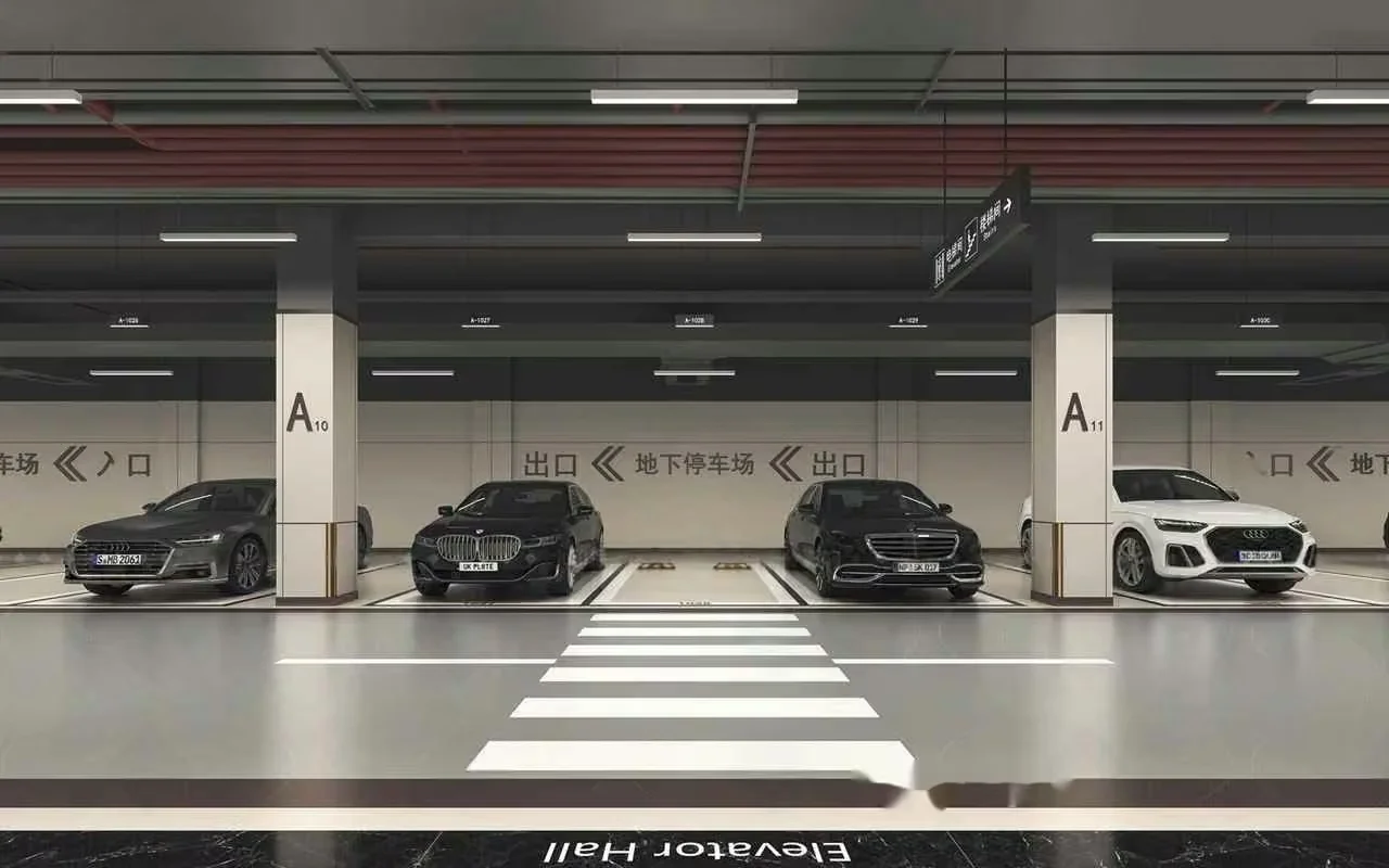 A Car Parking Garage 3D Model – 22339 – VRAY Render