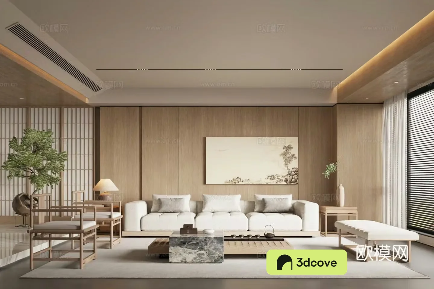 New Chinese Song style living room