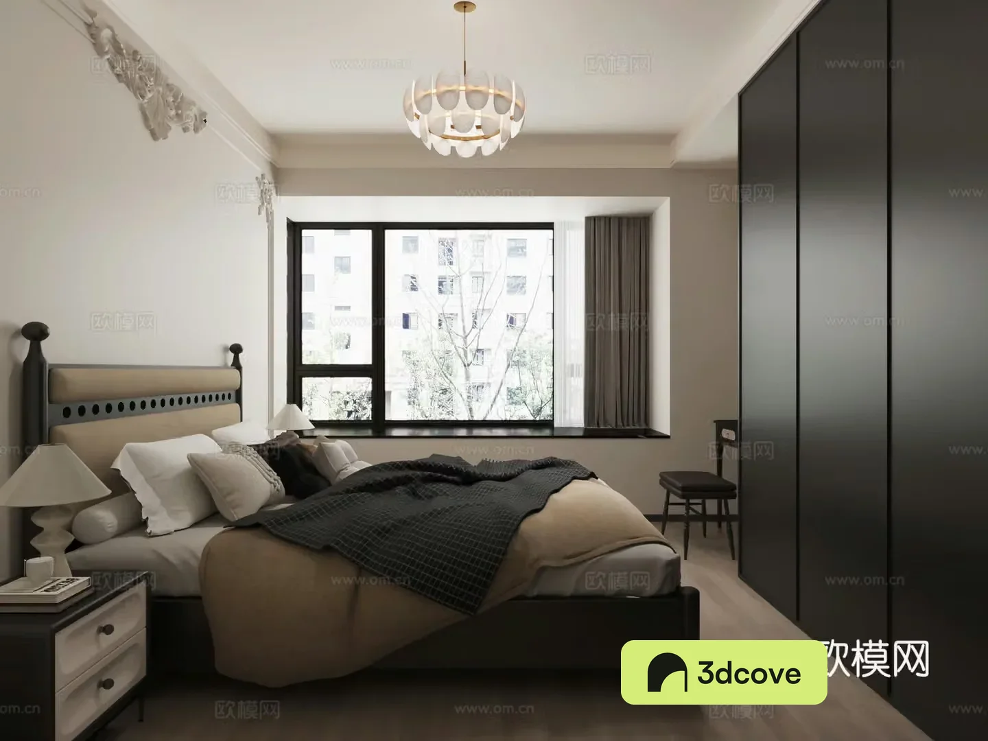 French master bedroom