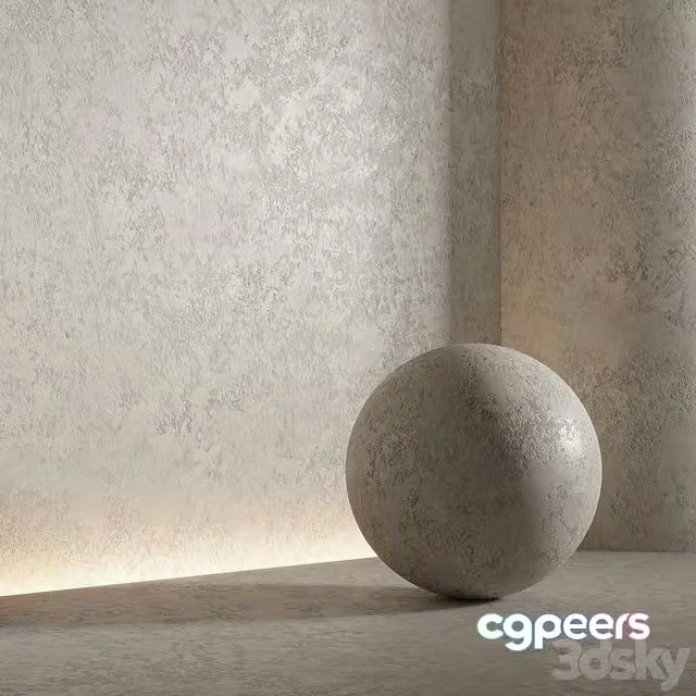 3ds Max Free – Decorative plaster. Seamless decorative plaster material 56